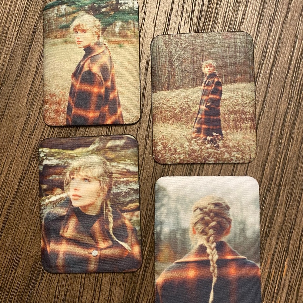 Taylor Swift Evermore Era Themed Magnets | Set of 4 | Swiftie Merch | Fan Made